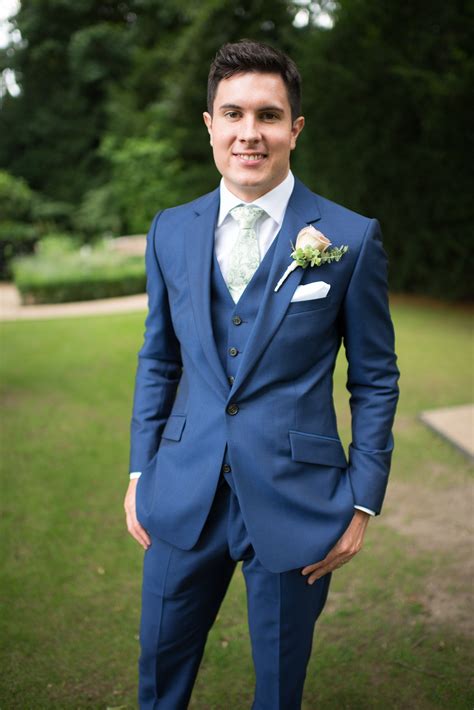 tie for blue suit wedding.